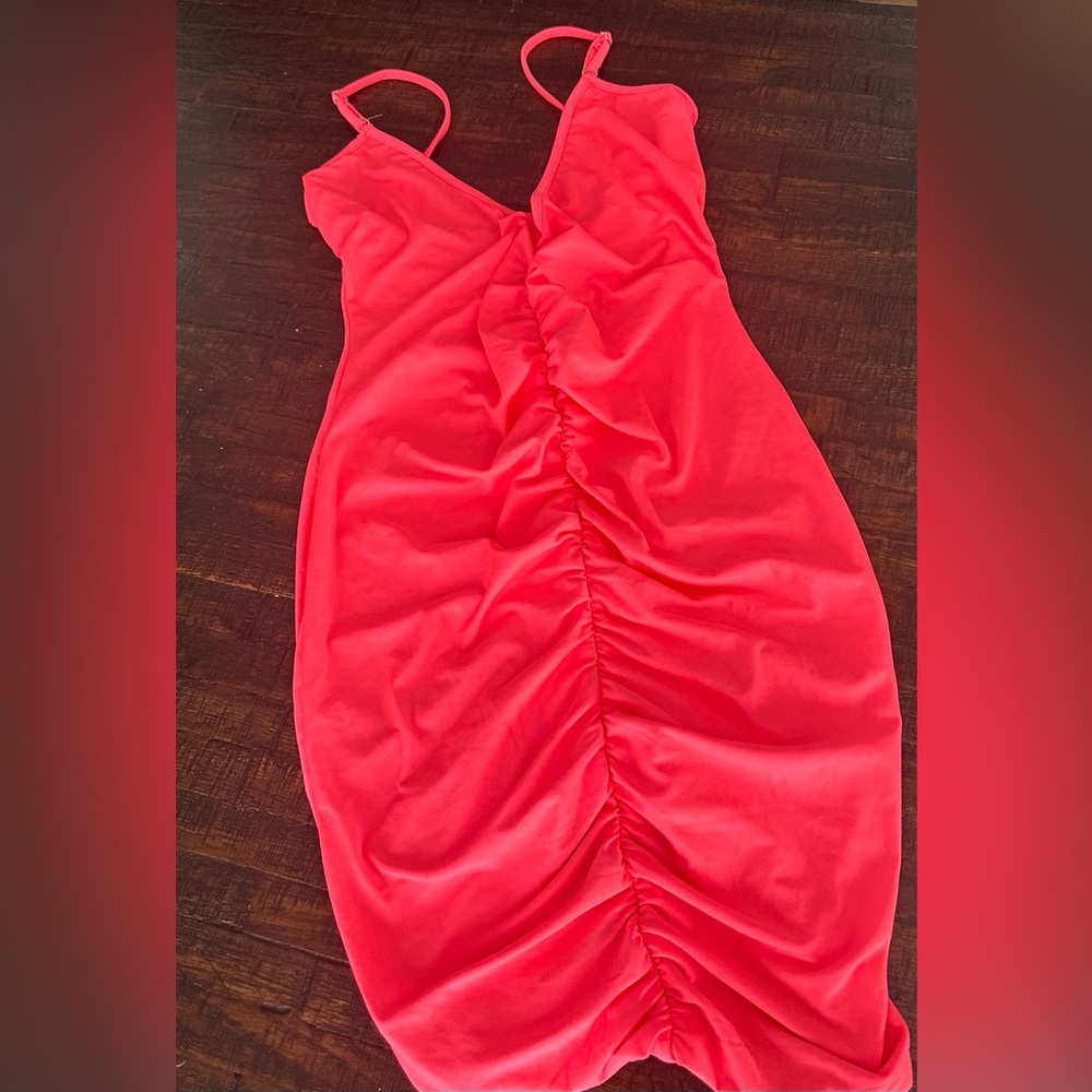Women’s neon pink dress by Fashion Nova